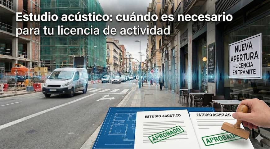Estudio acústico: cuándo es necesario para tu licencia de actividad